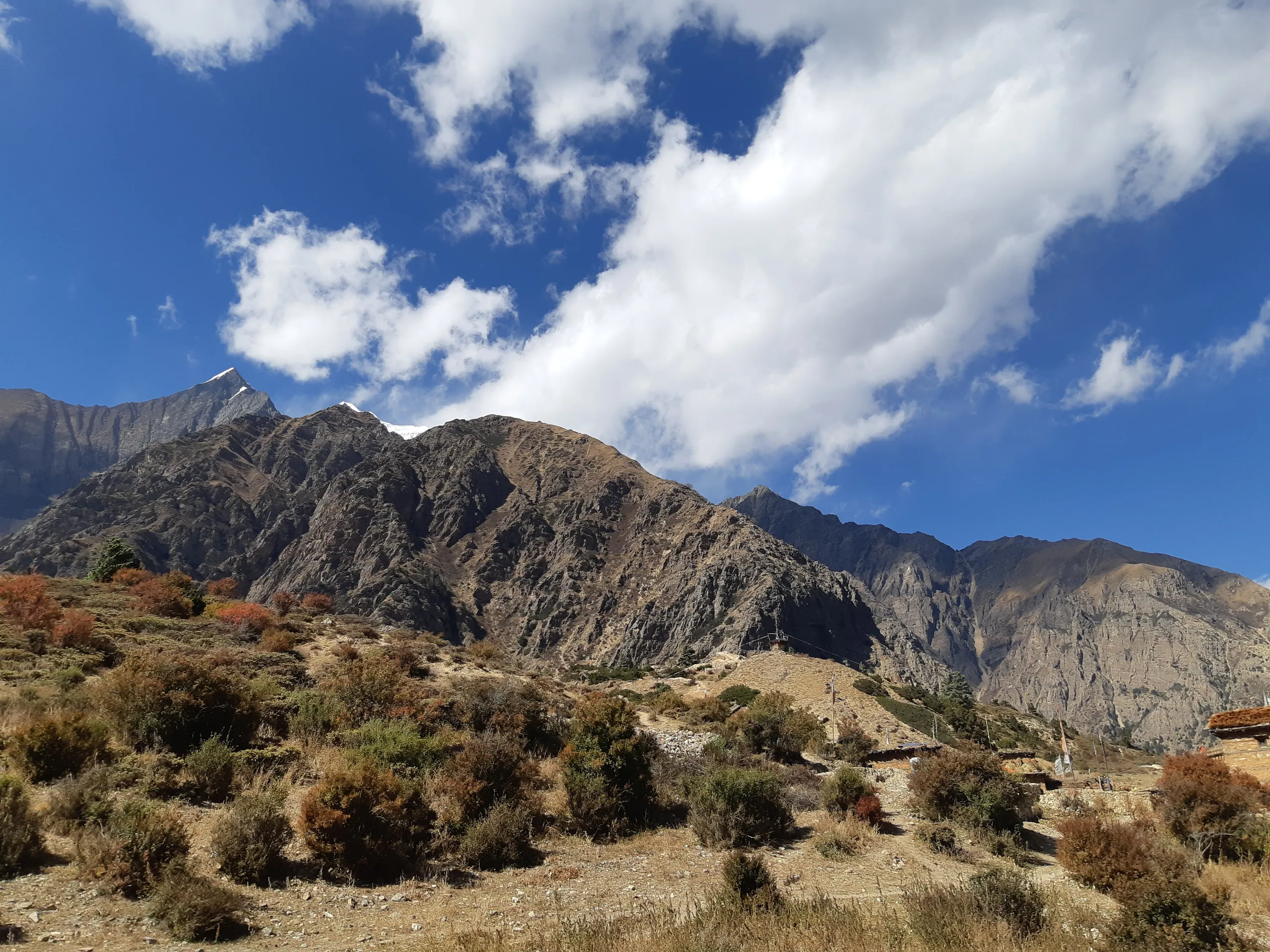Dolpa local residents traditional Tibetan attire