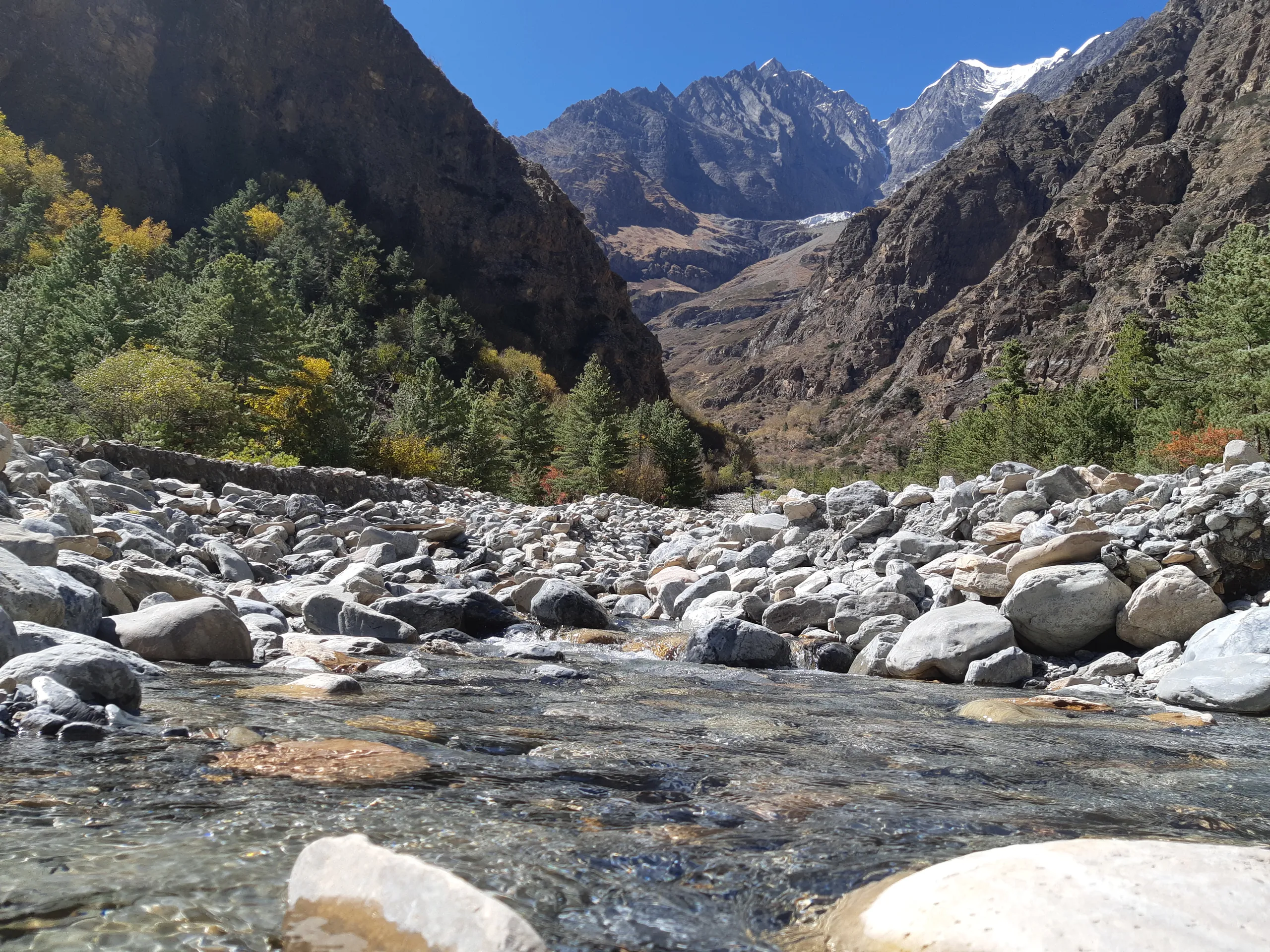 Full moon rising Phoksundo Lake Nepal magic